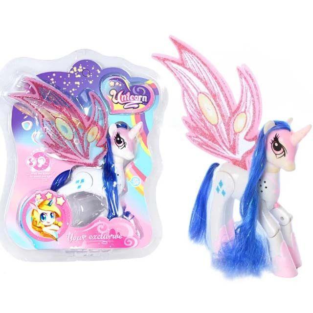 Єдиноріг з крилами LY20023, My Little Pony, конячка поні, музика, світло, дитяча іграшка з казки - 2