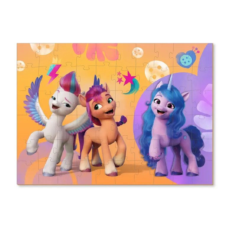 Дитячі пазли з фігуркою My Little Pony, Dodo, 200137/39, Мої маленькі поні, 60 елементів, розвиваюча гра для дітей, ДоДо - 2