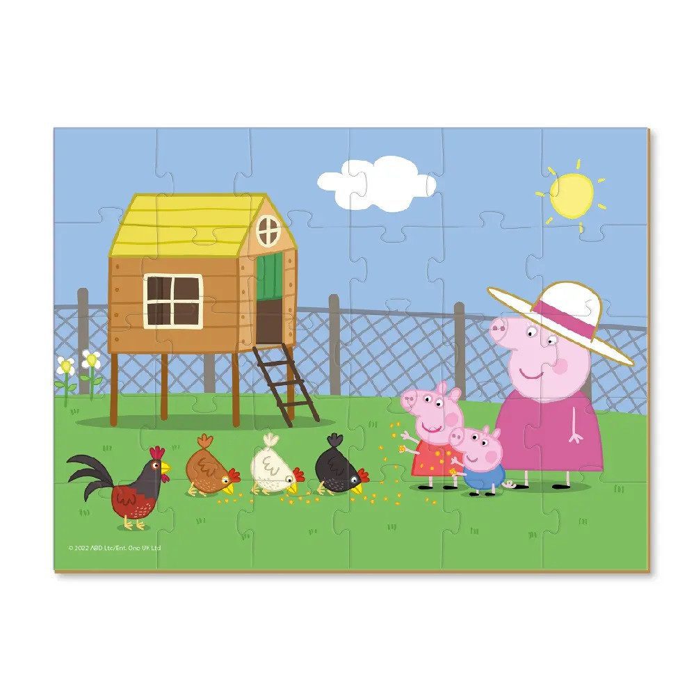 Дитячі пазли Peppa Pig Dodo 200300/01/02/03, Свинка Пеппа, великі, 30 елементів, розвиваюча гра для дітей - 5