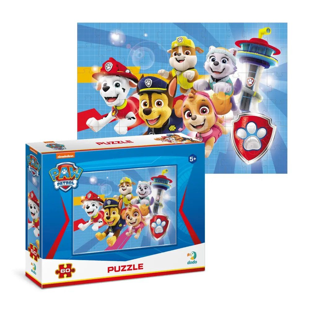 Дитячі пазли Paw Patrol, Dodo, 200145/46/47/48, Щенячий патруль, 60 елементів, розвиваюча гра для дітей, ДоДо - 3
