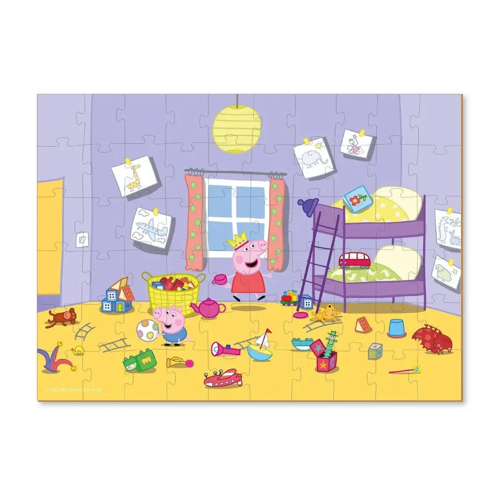 Дитячі пазли Peppa Pig Dodo 200330/31/32/33, Свинка Пеппа, 60 елементів, розвиваюча гра для дітей - 3
