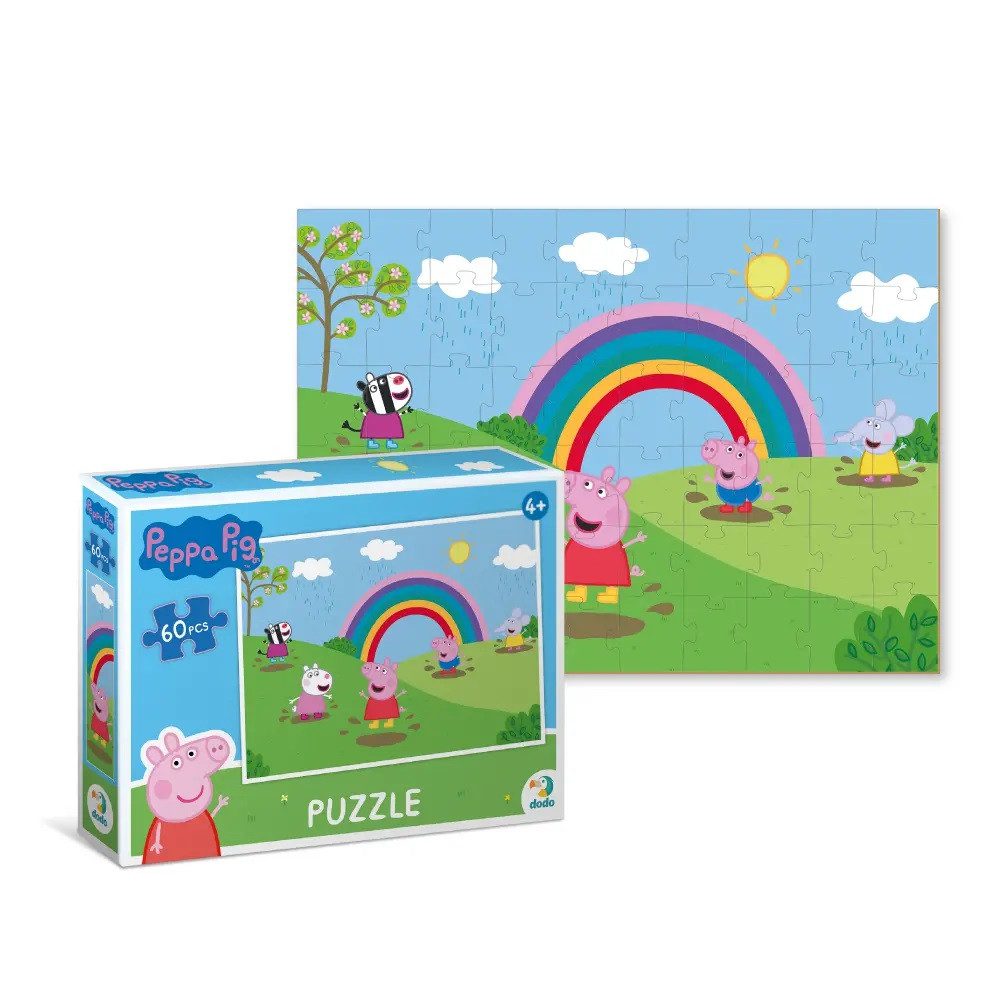 Дитячі пазли Peppa Pig Dodo 200330/31/32/33, Свинка Пеппа, 60 елементів, розвиваюча гра для дітей - 6