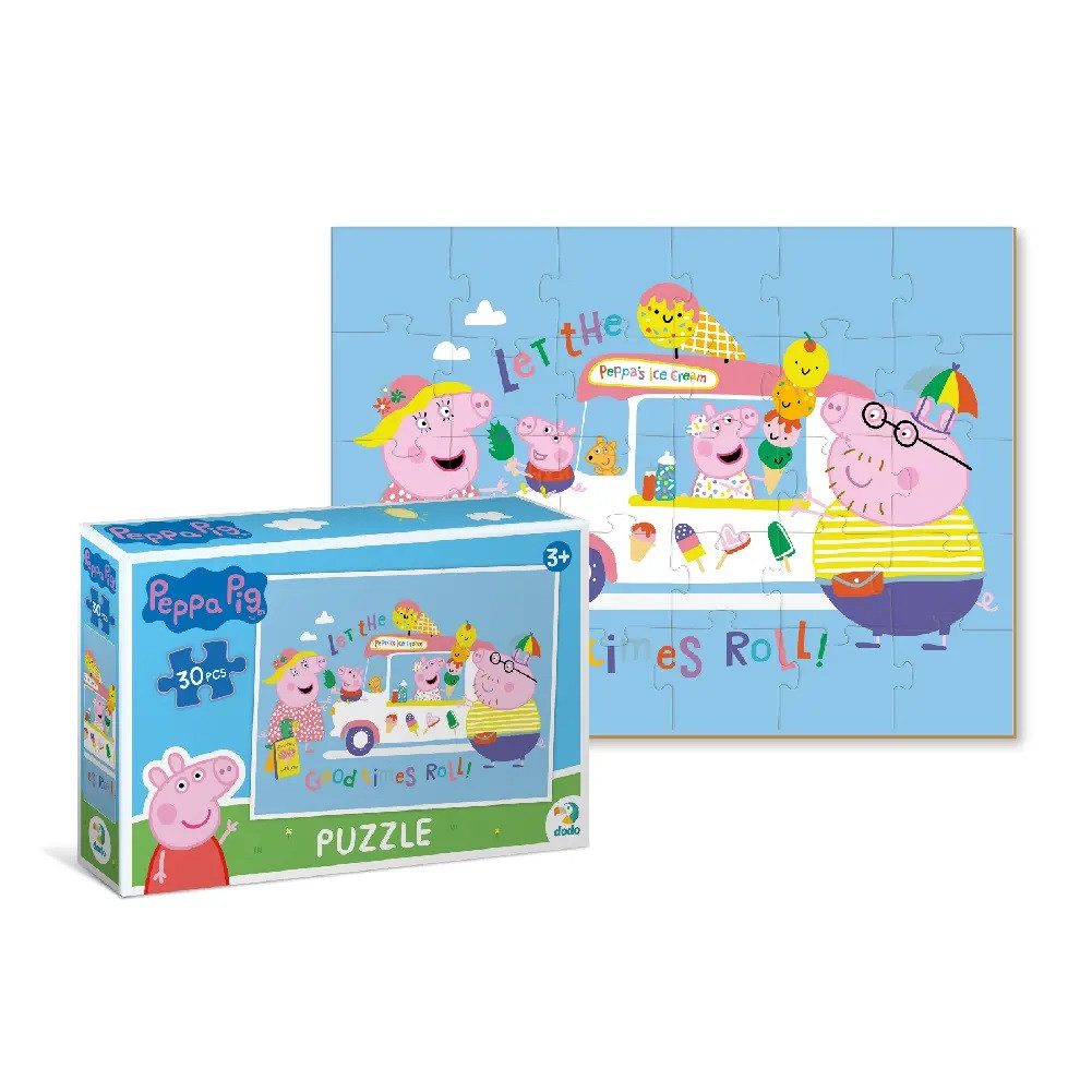 Дитячі пазли Peppa Pig Dodo 200300/01/02/03, Свинка Пеппа, великі, 30 елементів, розвиваюча гра для дітей - 2