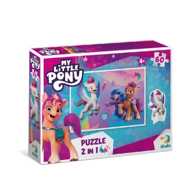 Дитячі пазли з фігуркою My Little Pony, Dodo, 200137/39, Мої маленькі поні, 60 елементів, розвиваюча гра для дітей, ДоДо - 5