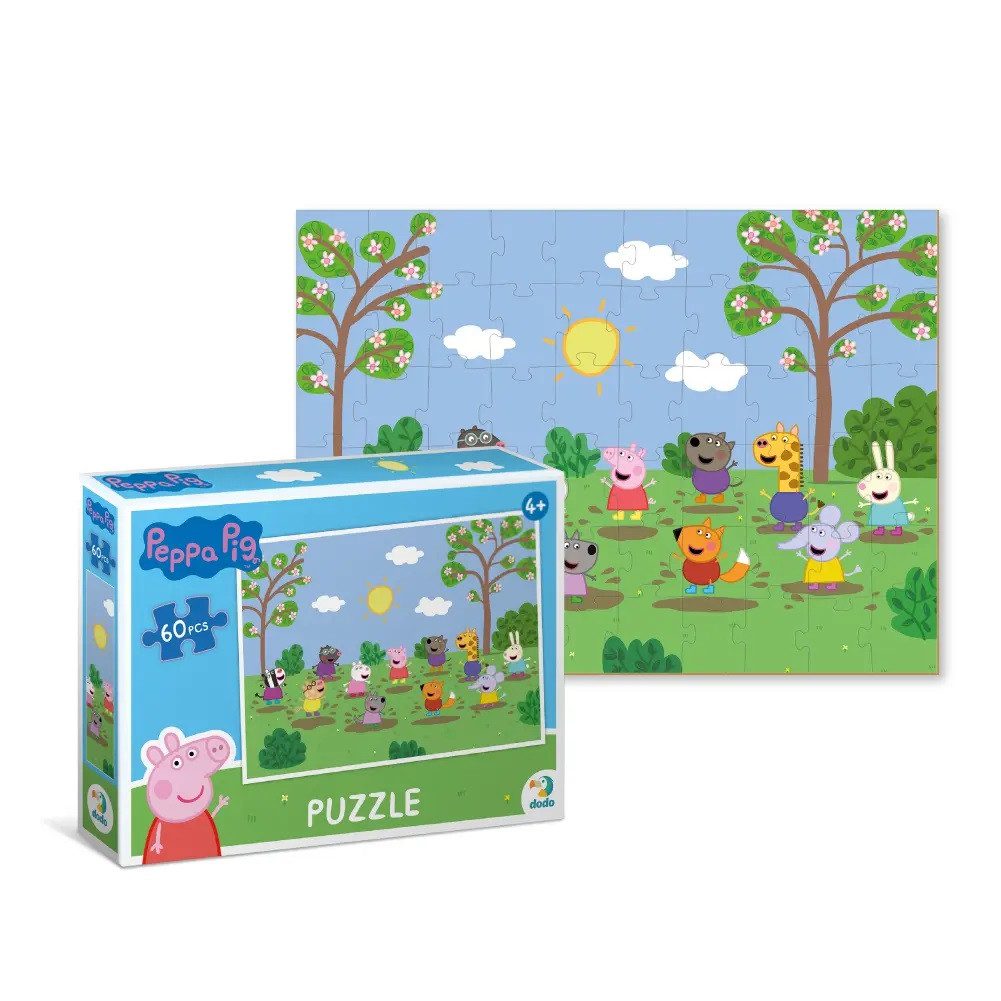 Дитячі пазли Peppa Pig Dodo 200330/31/32/33, Свинка Пеппа, 60 елементів, розвиваюча гра для дітей - 7
