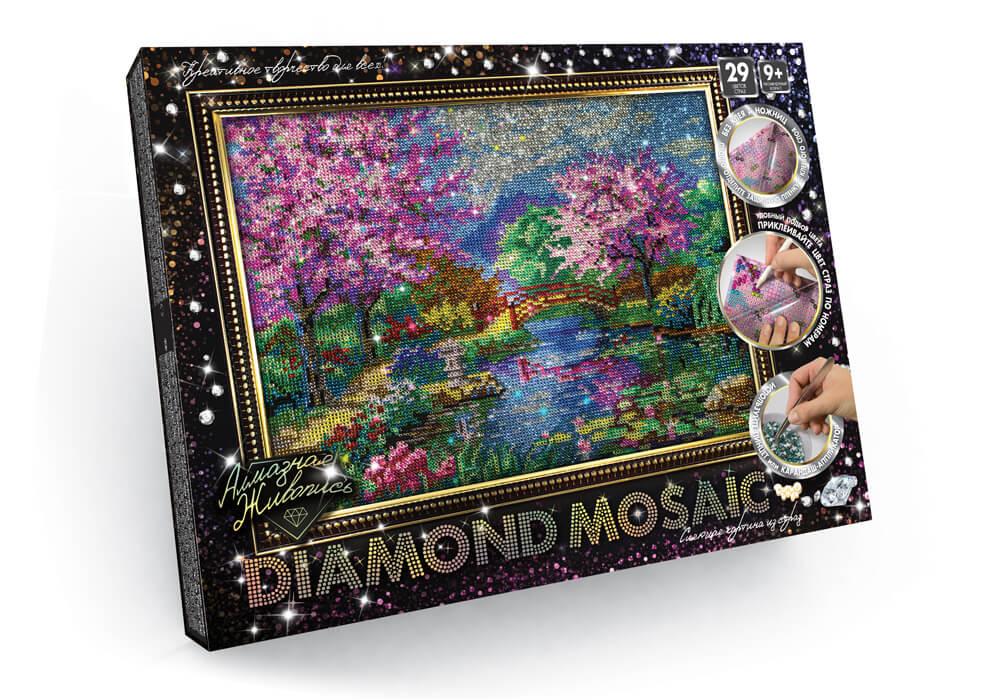 Алмазна мозаїка Danko Toys DM-01-01,02,…10, Diamond Mosaic набір креативної творчості, живопис для дітей - 5