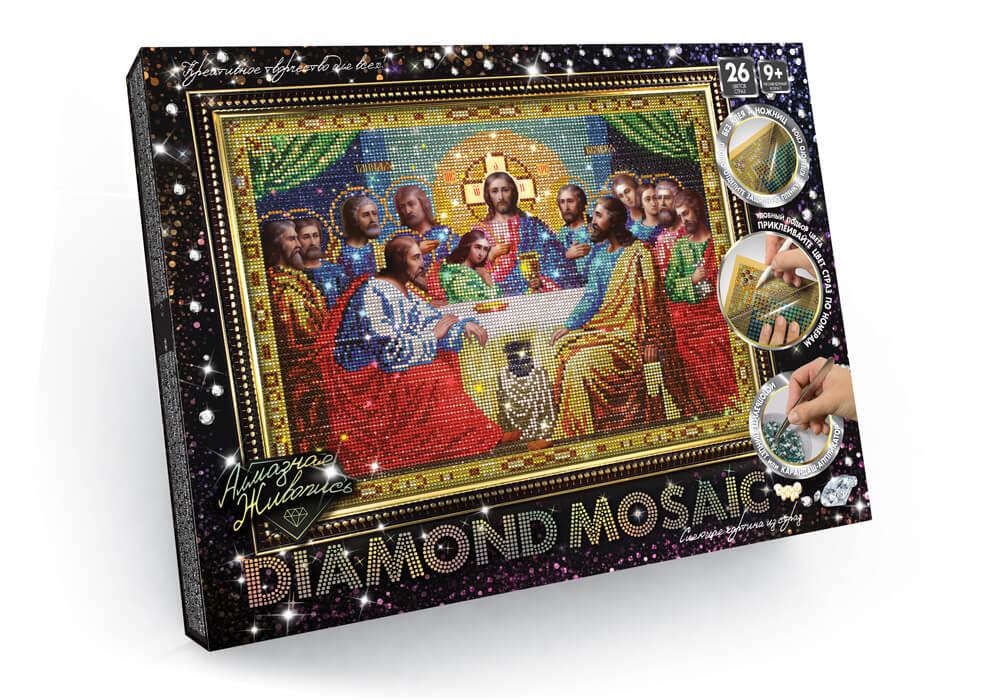 Алмазна мозаїка Danko Toys DM-01-01,02,…10, Diamond Mosaic набір креативної творчості, живопис для дітей - 8