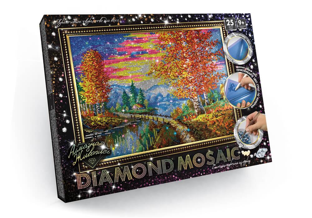 Алмазна мозаїка Danko Toys DM-01-01,02,…10, Diamond Mosaic набір креативної творчості, живопис для дітей - 10
